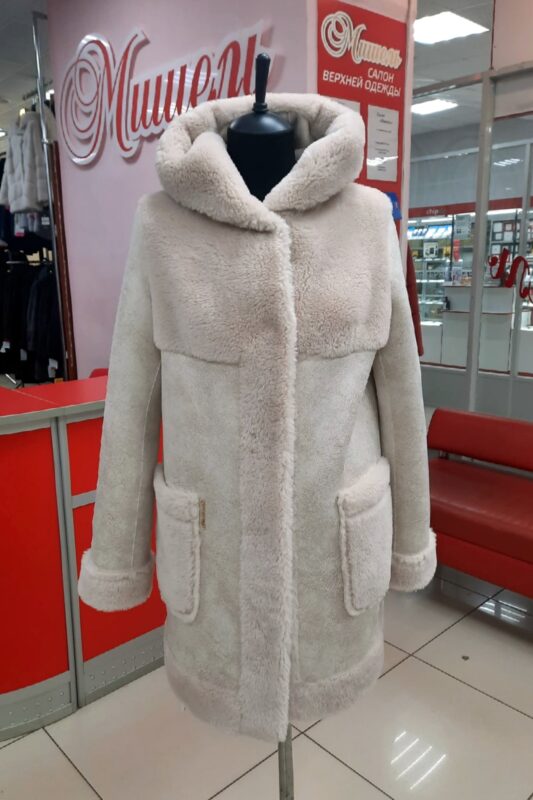 Пальто из натуральной овечьей шерсти (3)